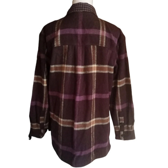 Madewell Women's Rugby Plaid Flannel Shacket NWT Size Small - Picture 4 of 9